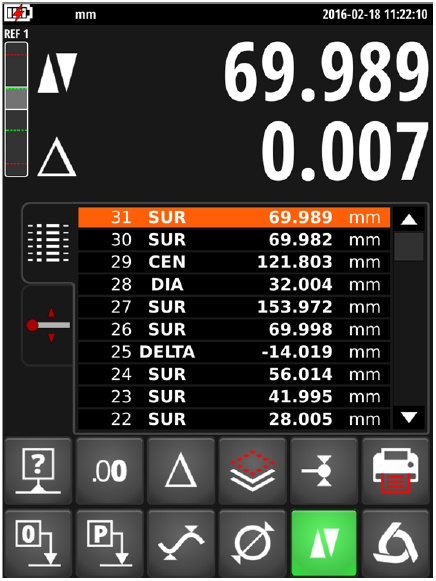 瑞士Trimos V7車(chē)間型高精度數(shù)顯測(cè)高儀--軟件顯示