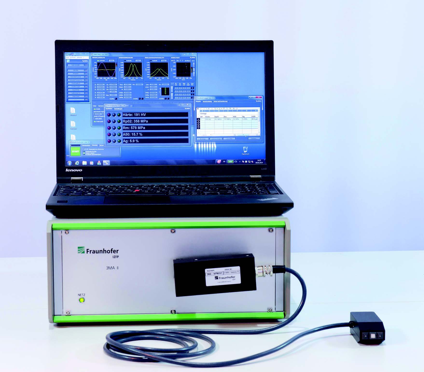 參展的德國3MA多功能無損檢測系統