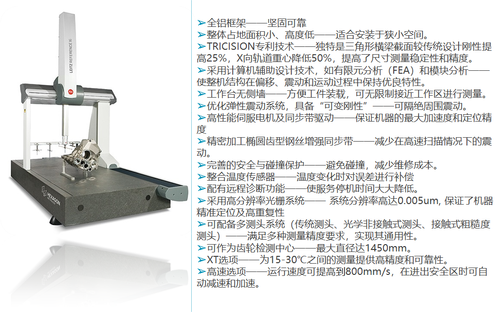 Leitz Reference Xi海克斯康橋式測量機的特點