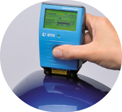 BYK4824微型桔皮儀在汽車領域的應用