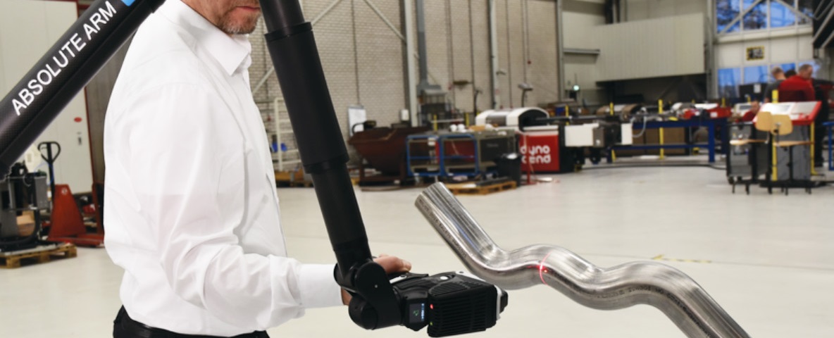 關節臂激光掃描式快速測量管道尺寸