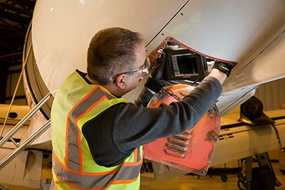 飛機機身部件超聲波探傷
