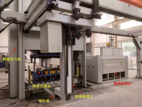 熱沖壓成形生產示范線